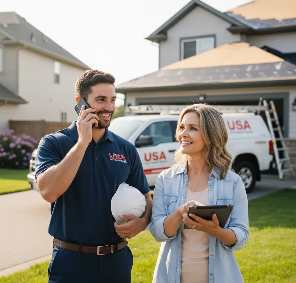 USA Roof Repair Experts customer support in Vista